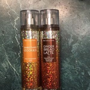Bath and Body works sets of two body mists!!